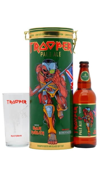 Iron Maiden - Trooper Pale Ale Beer 500ml 3.4% ABV Gift Pack