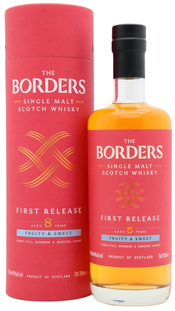 The Borders - 8 year old First Release - Inaugural Release Single Malt Scotch 2018 Whisky 70cl 46% ABV