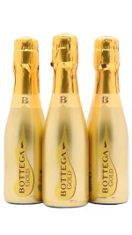 Bottega - Gold Diamond Prosecco Extra Brut Sparkling Wine 20cl x 3 11% ABV (3 x 20cl)