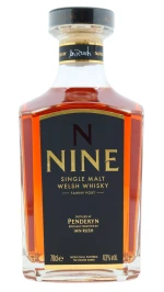Penderyn - 9 year old NINE Single Malt Welsh  Whisky 70cl 43% ABV (Ian Rush)