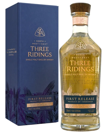 Three Ridings - Inaugural Release English Single Malt Whisky 70cl 57.9% ABV