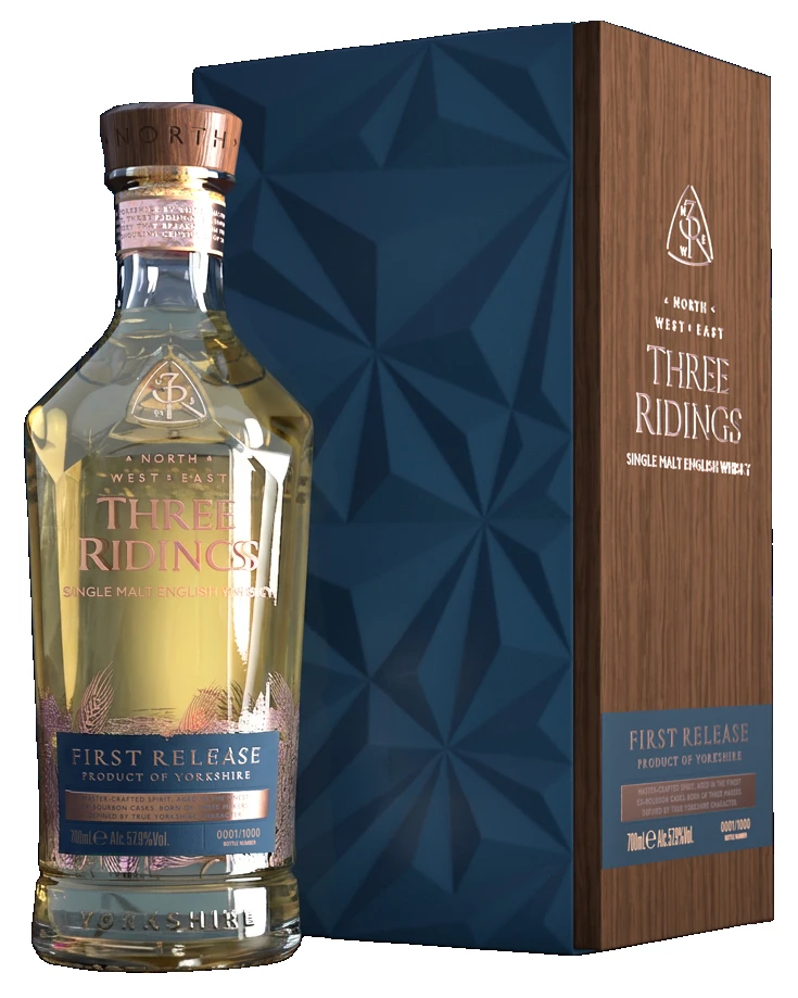 Three Ridings - Inaugural Release Collector's Edition English Single Malt Whisky 70cl 57.9% ABV
