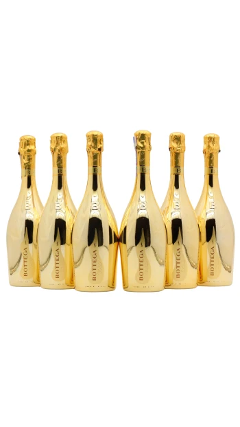 Bottega - Gold Diamond Prosecco Extra Brut Sparkling Wine 75cl x 6 11% ABV (Case Of Six)