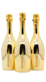 Bottega - Gold Diamond Prosecco Extra Brut Sparkling Wine 75cl x 3 11% ABV (3 x 75cl)