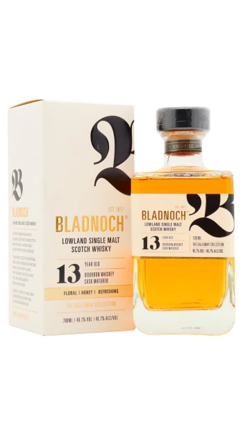Bladnoch - 13 year old The Galloway Collection Bourbon Cask Lowland Single Malt Scotch Whisky 70cl 46.7% ABV