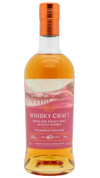 Tullibardine - 40 year old Whisky Craft Season Five Single Cask Whisky 70cl 41.6% ABV