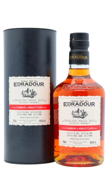 Edradour - 11 year old St. Michael-Eppan Cabernet & Merlot Cask Finish Single Malt Scotch 2015 Whisky 70cl 46.0% ABV
