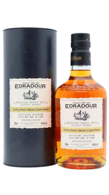 Edradour - 11 year old St. Michael-Eppan Pinot Grigio Cask Finish Single Malt Scotch 2015 Whisky 70cl 46% ABV