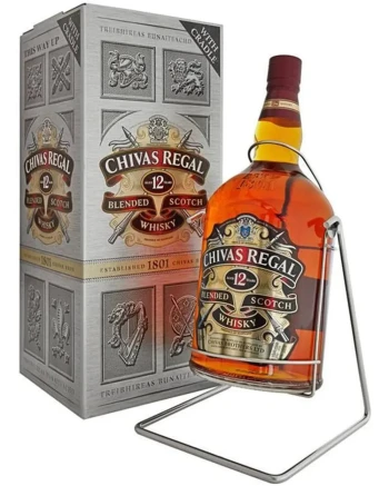 Chivas Regal 12 Year Old with Cradle (4.5L Bottle)