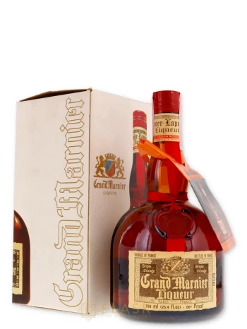 Grand Marnier Cordon Rouge in Giftbox 1970's Bottling (1 Liter)