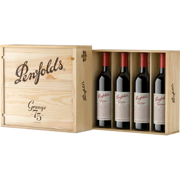 Penfolds Grange 75th Anniversary Vertical - (2018, 2019, 2020, 2021) 4-pack in OWC (750ml)