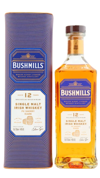 Bushmills - 12 year old World Wood Series Single Malt Irish Whiskey 70cl 46% ABV