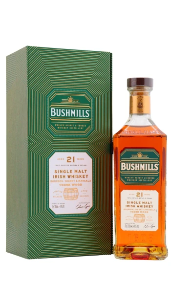 Bushmills - 21 year old World Wood Series Single Malt Irish Whisky 70cl 46% ABV