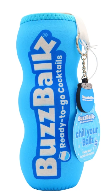 BuzzBallz - Cooler Bag & Keyring Cocktail 20cl x 3 13.5% ABV Gift Pack