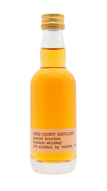 Kings County - Peated Bourbon Whiskey 5cl 45% ABV Miniature