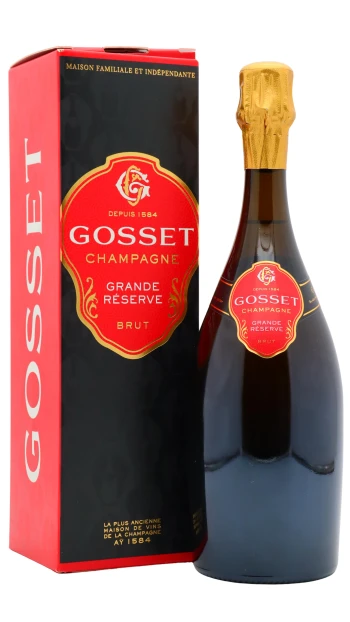Gosset - Grande Reserve Brut Champagne 75cl 12% ABV (Gift Box)