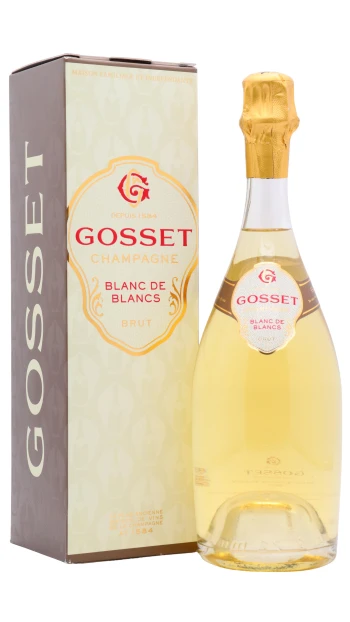 Gosset - Grand Blanc De Blancs Champagne 75cl 12% ABV (Gift Box)
