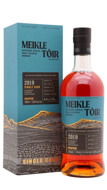 GlenAllachie - 7 year old Meikle Toir - UK Master Blenders Selection 2026 Single Oloroso Cask #11601 2019 Whisky 70cl 63.9% ABV