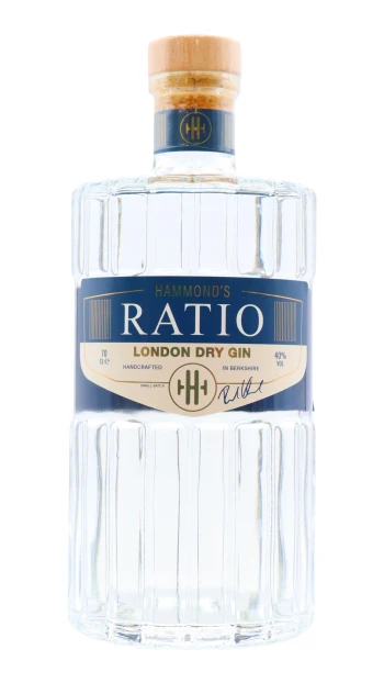 Hammonds - Ratio London Dry Gin 70cl 40% ABV (Richard Hammond)- (Signed Bottle)
