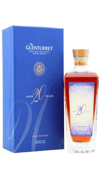Glenturret - 20 year old 2026 Release Highland Single Malt Scotch Whisky 70cl 47.6% ABV