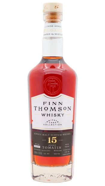 Tomatin - 15 year old Finn Thomson Single Wine Cask #78394 2011 Whisky 70cl 55.9% ABV