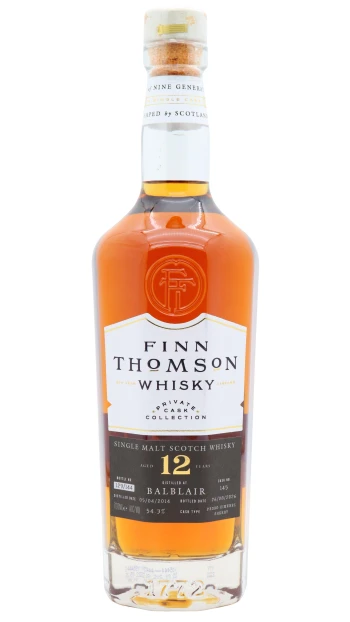 Balblair - 12 year old Finn Thomson Single PX Cask #145 2014 Whisky 70cl 54.3% ABV