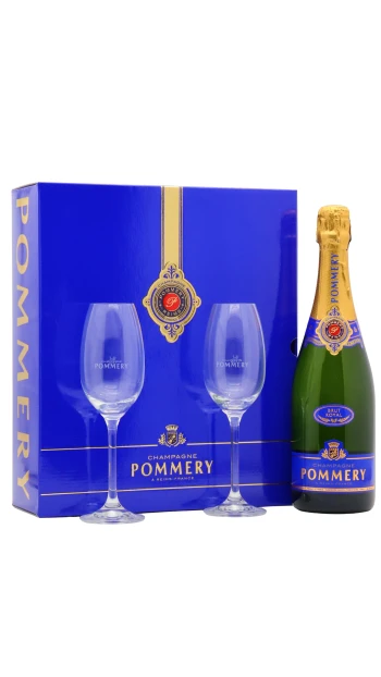 Pommery - Brut Royal Champagne 75cl 12.5% ABV Glass Pack