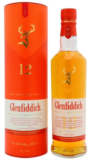 Glenfiddich - 12 year old Triple Oak Single Malt Scotch Whisky 70cl 40% ABV
