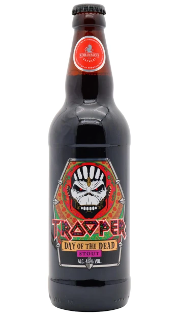 Iron Maiden - Trooper Day Of The Dead Chocolate Stout Beer 500ml 4.5% ABV