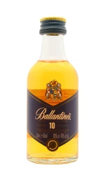Ballantines - 10 year old Blended Scotch Whisky 5cl 40% ABV Miniature