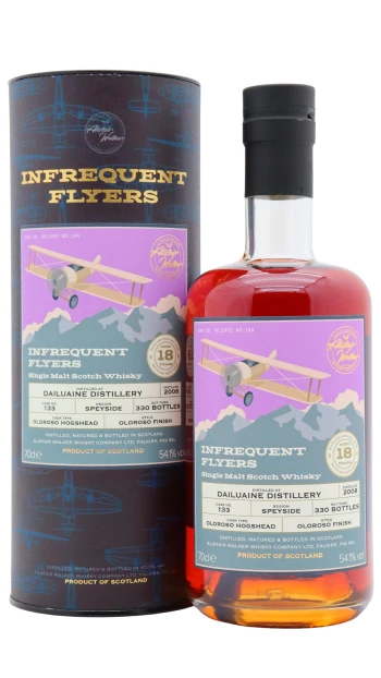 Dailuaine - 18 year old Infrequent Flyers Single Oloroso Sherry Cask #133 2008 Whisky 70cl 54.1% ABV
