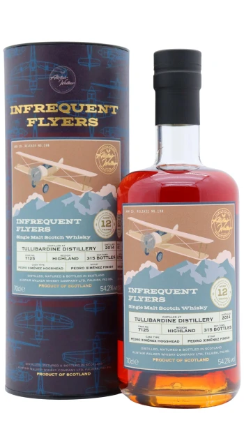 Tullibardine - 12 year old Infrequent Flyers Single Pedro Ximenez Sherry Cask #7125 2014 Whisky 70cl 54.2% ABV