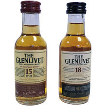 The Glenlivet 2 Bottle Mini Sampler Kit With Free Shippping