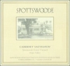 Spottswoode Napa Cabernet 1986 Rated 92WA