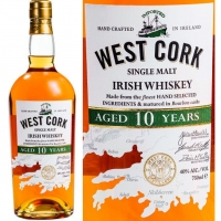 West Cork 10 Year Old Single Malt Irish Whiskey 750ml