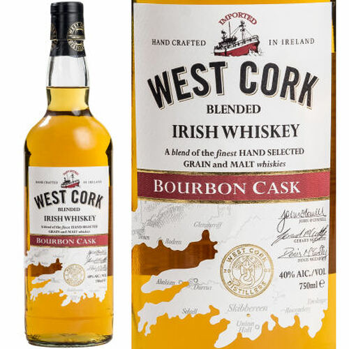 West Cork Bourbon Cask Blended Irish Whiskey 750ml