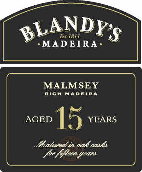 Blandy's 15 Year Old Malmsey Madeira 500ML Rated 92WS