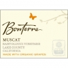 Bonterra Bartolucci Vineyard Lake County Muscat Organic 2011 375ML Half Bottle Organically Grown