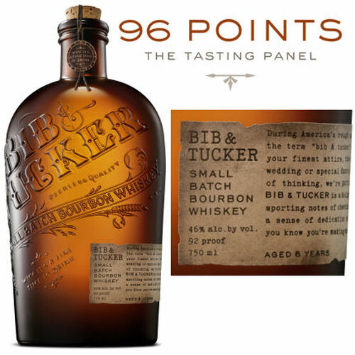 Bib & Tucker 6 Year Old Small Batch Bourbon Whiskey 750ml Rated 96TP