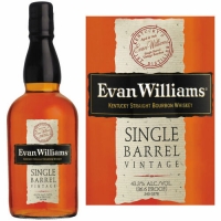 Evan Williams Vintage Single Barrel Kentucky Straight Bourbon Whiskey 750ml
