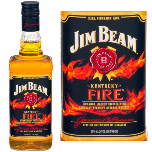 Jim Beam Kentucky Fire Cinnamon Liqueur 750ml