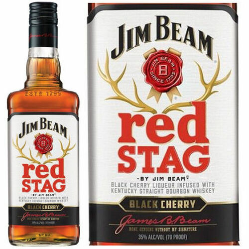 Red Stag by Jim Beam Kentucky Straight Black Cherry Infused Bourbon 750ml