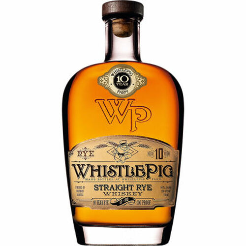 WhistlePig 10 Year Old Straight Rye Whiskey 750ml