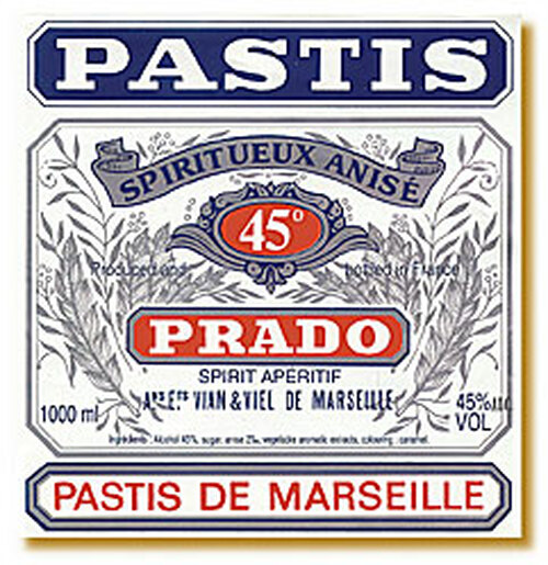Prado Pastis de Marseille Liqueur 1L France
