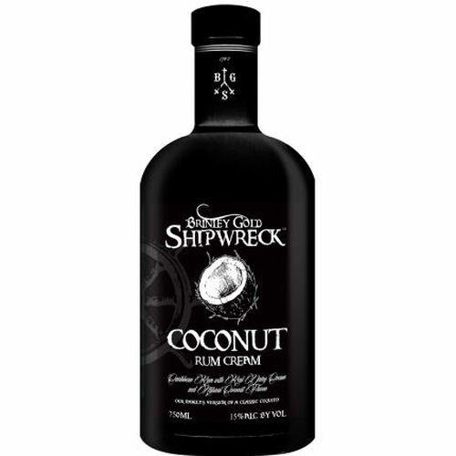 Brinley Gold Shipwreck Coconut Rum Cream 750ml Rated 93WE TOP 100 SPIRITS OF 2016