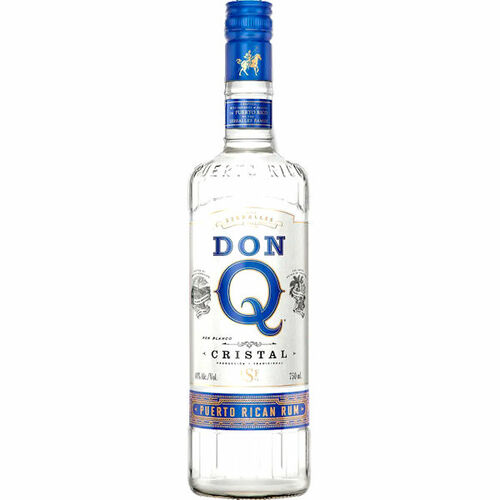 Don Q Cristal Puerto Rican Rum 750ml
