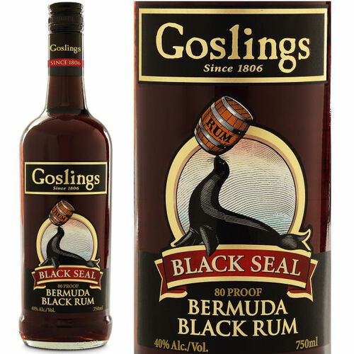 Gosling's Black Seal Bermuda Black Rum 80 Proof 750ml