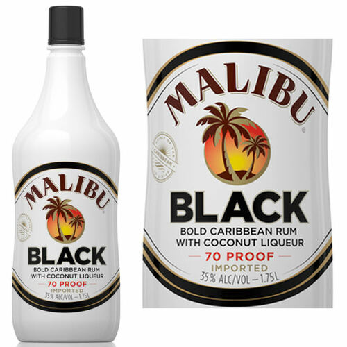 Malibu Black Rum 750ml