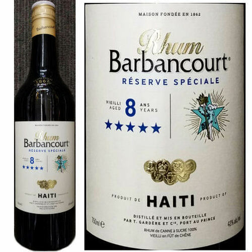 Rhum Barbancourt Reserve Speciale 8 Year Old Haitian Rum 750ml