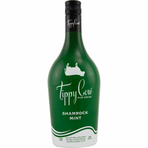 Tippy Cow Shamrock Mint Rum Cream 750ml